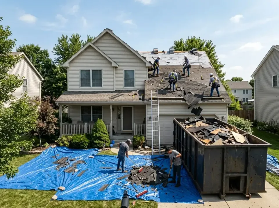 roof-replacement-debris-remova-004 — frequently asked questions, Cheapest Dumpster Rentals in Justice, IL